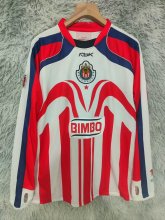 Chivas Home Long sleeve Fans Retro 1:1 Quality Soccer Jersey 2006/2007