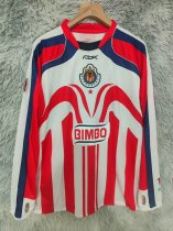 Chivas Home Long sleeve Fans Retro 1:1 Quality Soccer Jersey 2006/2007 Chivas Home Long sleeve Fans Retro 1:1 Quality Soccer Jersey 2006/2007