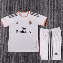 Real Madrid  Home Kids  Retro 1:1 Quality  Soccer Jersey 2013/2014