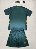 Werder Bremen Third Kids 1:1 Quality Soccer Jersey 25/26（云达不来梅）