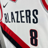 Trail Blazerst AVDIJA #8 White 1:1 Quality NBA Jersey 2023