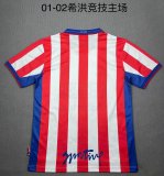 Sporting de Gijon Home  Fans Retro  1:1 Quality Soccer Jersey 2001/2002