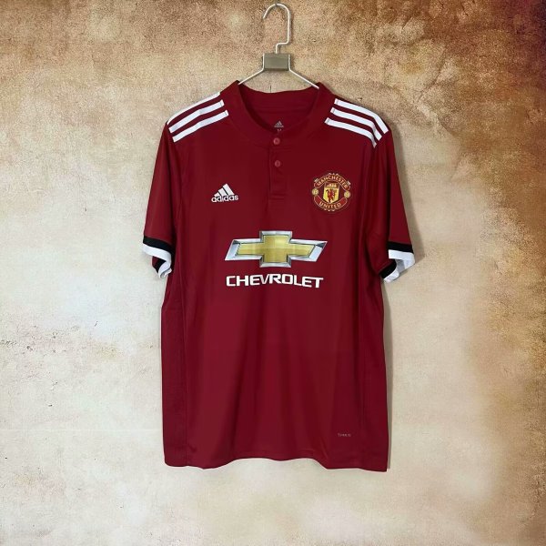 Manchester United Home Fans 1:1 Quality Retro Soccer Jersey 17/18