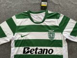 Sporting Lisbon Home  Kids Kits 1:1 Quality Soccer Jersey 25/26