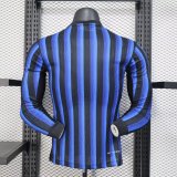Inter Milan Home Long sleeve Player 1:1 Quality Soccer Jersey 25/26