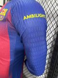 Barcelona  Home Long Sleeved  PLayer  1:1 Quality Soccer Jersey 25/26