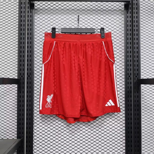 Liverpool Home Red Player 1:1 Quality Shorts 25/26