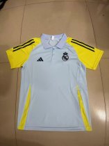Real Madrid Polo Shirt Grey Fans 1:1 Quality Soccer Jersey 24/25