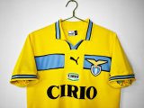 Lazio Third Yellow Retro Fans 1:1 Quality  Soccer Jersey 1998/1999