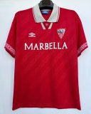 Sevilla FC Away Red Fans Retro 1:1 Quality Soccer Jersey 1994/1996