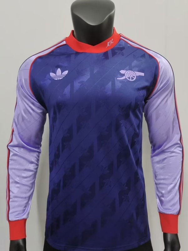 Arsenal  Blue Fans  Long sleeve 1:1  Quality Soccer Jersey 24/25