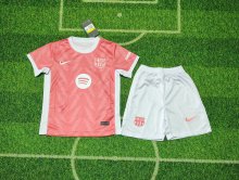 Barcelona  Special Edition Pink Kids Kits 1:1 Quality Soccer Jersey 25/26