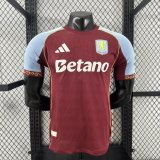 Aston Villa Home Player  1:1 Quality Soccer Jersey 25/26