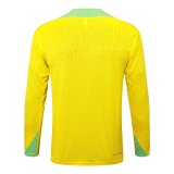 Brazil Training Yellow 1:1 Quality Training Jersey 24/25