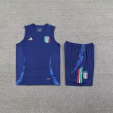Italy Training Suit  Blue  1:1 Quality Training Vest（A-Set）24/25