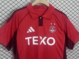 Aberdeen Home  Red Fans 1:1 Quality Soccer Jersey 25/26