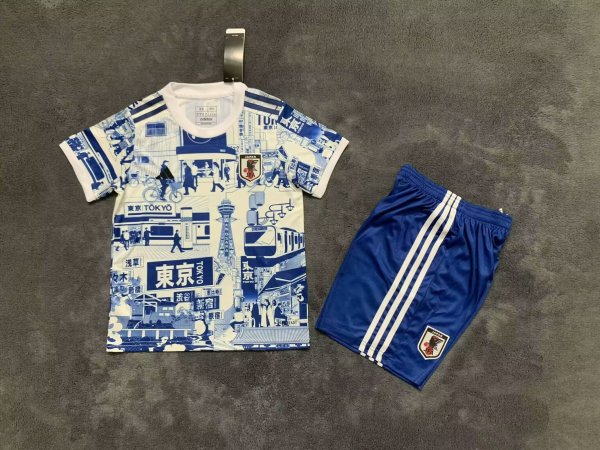 Japan Special Edition Kids 1:1 Quality Soccer Jersey 25/26