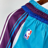 Hornets Blue Retro Training Shorts 1:1 Quality NBA Pants 24/25