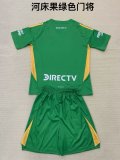 River Plate Goalkeeper Green Kids Kits 1:1 Quality Soccer Jersey 24/25