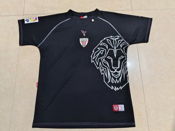 Bilbao  Retro Black 1:1 Quality  Soccer Jersey 2005/2008