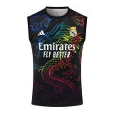 24/25  Real Madrid Black  1:1 Quality Training Vest（A-Set）