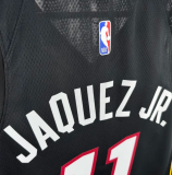 Miami Heat JAQUEZ JR. #11 Black 1:1 Quality NBA Jersey 24/25