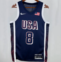 2025 Team USA LEONARD #8 Sapphire Blue 1:1 Quality  NBA Jerseys