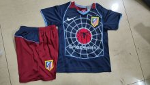 Atletico Madrid  Away Retro Kids 1:1 Quality Soccer Jersey 2004/2005