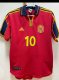 Spain Home Red Fans 1:1 Quality Retro Soccer Jersey 2000