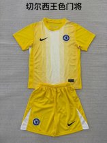 Chelsea Yellow Special Edition Kids Kits 1:1 Quality Soccer Jersey 25/26