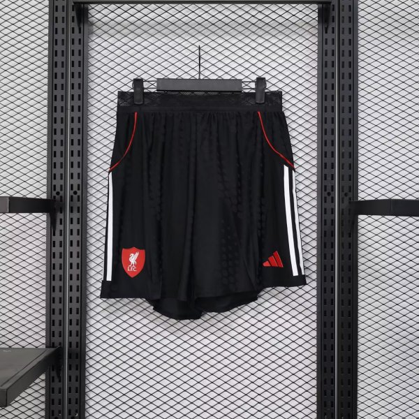 Liverpool Third Black Player 1:1 Quality Shorts 25/26