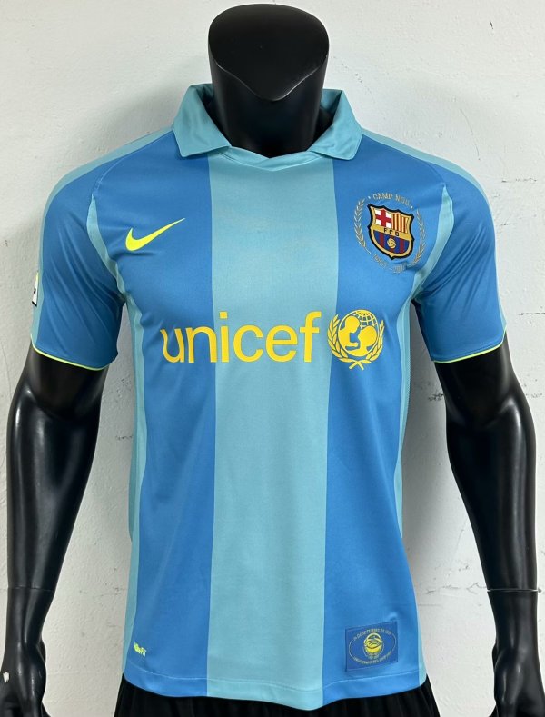 Barcelona Away 1:1 Quality Retro Soccer Jersey 2007/2008
