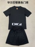 Bilbao Goalkeeper Black Kids Kits 1:1 Quality  Soccer Jersey 24/25