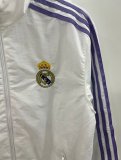 Real Madrid White Double Sided  Windbreaker 25/26