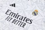 Real Madrid Printed White 1:1 Quality Training Jersey 24/25
