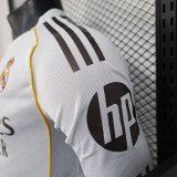 25/26 Real Madrid Home Long sleeve Player 1:1 Quality Soccer Jersey