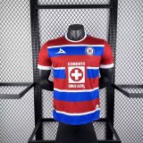Cruz Azul Red Blue Cross Player 1:1 Quality Soccer Jersey 24/25