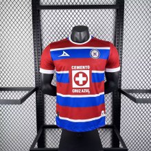 Cruz Azul Red Blue Cross Player 1:1 Quality Soccer Jersey 24/25