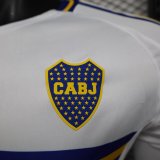 Boca Away Long Sleeve Player 1:1 Quality Soccer Jersey 24/25