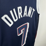 Team USA DURANT #7 Sapphire Blue 1:1 Quality  NBA Jerseys 2025