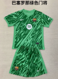 Barcelona Goalkeeper Adult Kits 1:1  Quality  Soccer Jersey 24/25（成人套装）