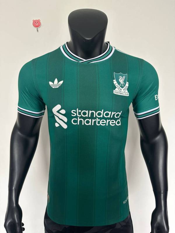 Liverpool Third Green Player 1:1 Quality Soccer Jersey 25/26
