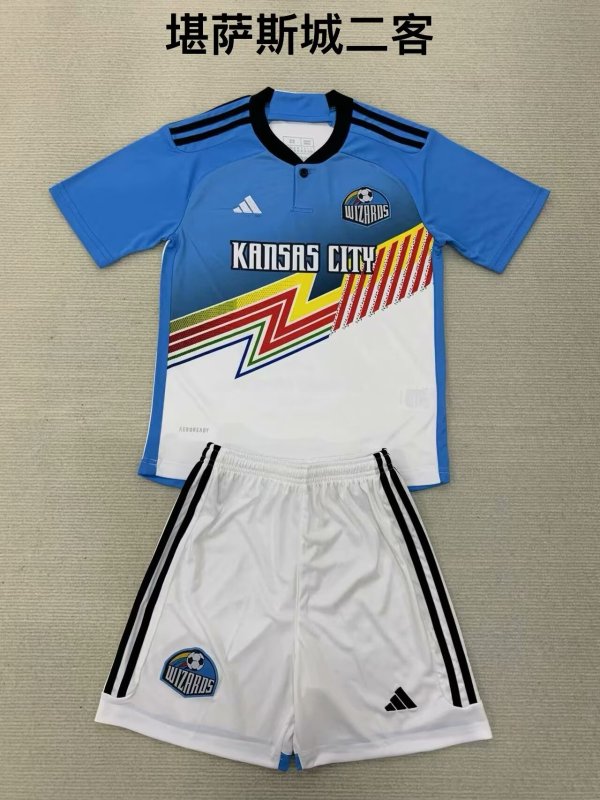 Sporting Kansas City Third  Kids 1:1 Quality Soccer Jersey 24/25