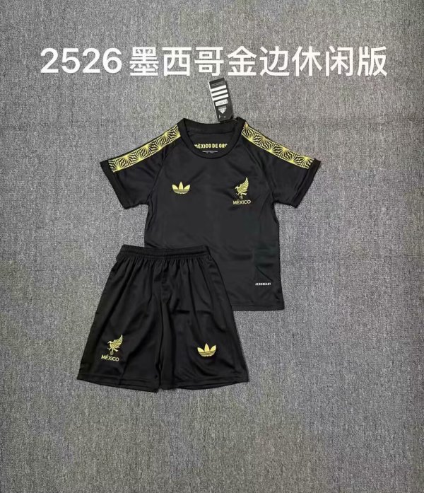 25/26 Mexico Phnom Penh casual wear Kids 1:1 Quality Soccer Jersey