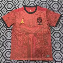 Brazil Special Edition Red Jordan Fans 1:1 Quality Soccer Jersey 25/26