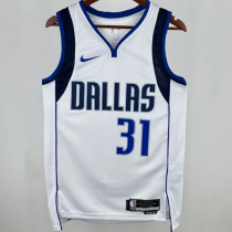 Mavericks THOMPSON #31 White 1:1 Quality NBA Jersey 2025