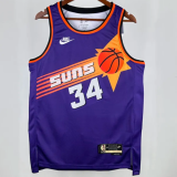 Suns BARKLEY #34 Purple Retro  1:1 Quality NBA Jersey 23/24