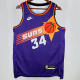 Suns BARKLEY #34 Purple Retro  1:1 Quality NBA Jersey 23/24