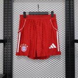 Bayern Munich Home Red Player 1:1 Quality Shorts 25/26