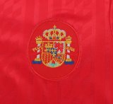 Spain Home Kids Kits  Retro 1:1 Quality Soccer Jersey 1994